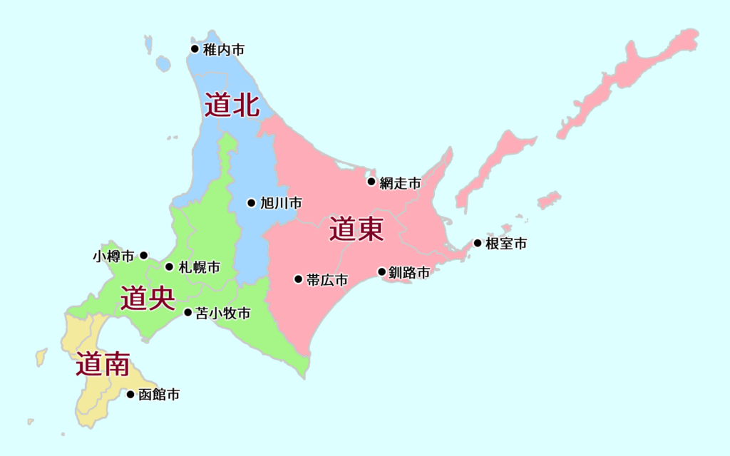 北海道地圖