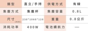 Jway 《手持直立兩用旋風吸塵器 》